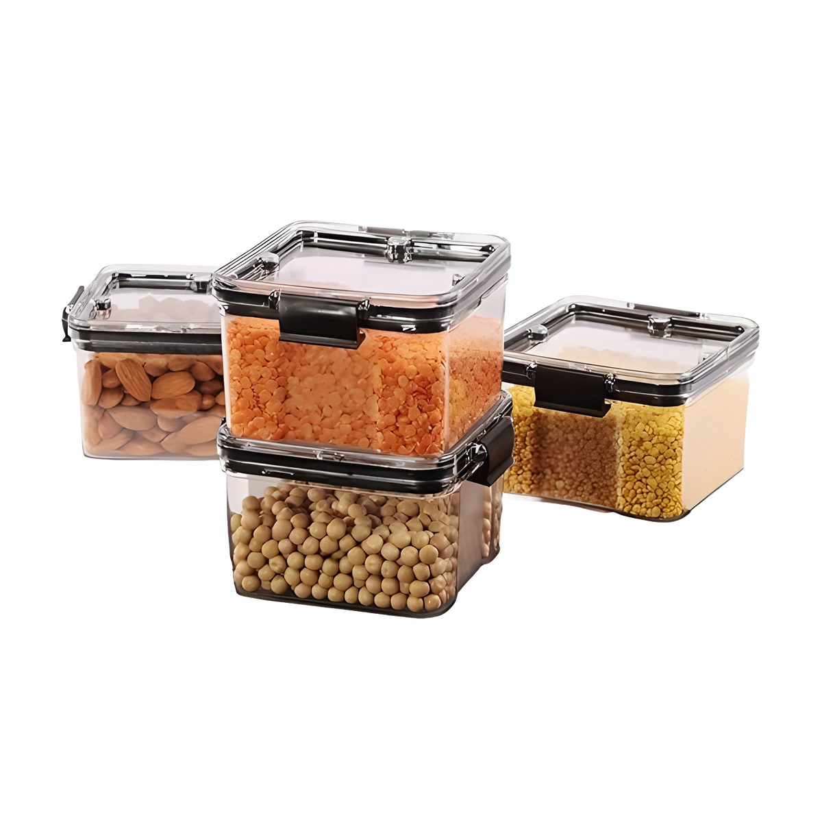 Multipurpose Air Tight Container (Pack of 4)